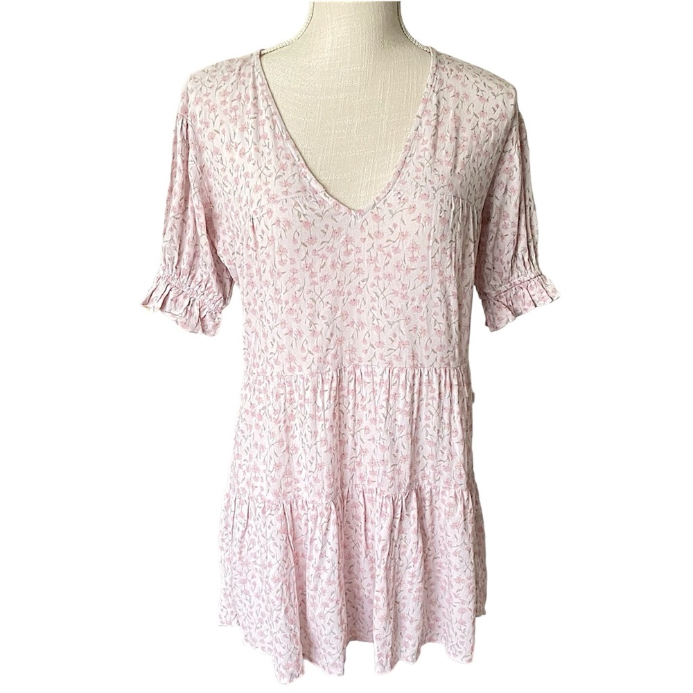 AE Studio Tiered Babydoll Dress
